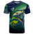 Offshore Fishing Custom T Shirt Tuna Mahi Mahi and Wahoo in Ocean Wave Design - Wonder Print Shop