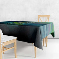 Offshore Fishing Custom Tablecloth Tuna Mahi Mahi and Wahoo in Ocean Wave Design - Wonder Print Shop