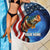 American Flag Bass Fishing Graphic Beach Blanket Patriotic Fish and Starry Galaxy Background - Wonder Print Shop