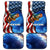 American Flag Bass Fishing Graphic Car Mats Patriotic Fish and Starry Galaxy Background - Wonder Print Shop