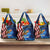 American Flag Bass Fishing Graphic Grocery Bag Patriotic Fish and Starry Galaxy Background - Wonder Print Shop