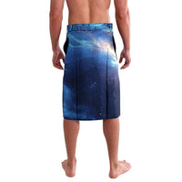 American Flag Bass Fishing Graphic Lavalava Patriotic Fish and Starry Galaxy Background - Wonder Print Shop