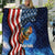 American Flag Bass Fishing Graphic Quilt Patriotic Fish and Starry Galaxy Background - Wonder Print Shop