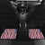 Fishing Fish Hook American Flag Car Mats Custom Name Graphic in Patriotic Striped Theme - Wonder Print Shop