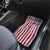 Fishing Fish Hook American Flag Car Mats Custom Name Graphic in Patriotic Striped Theme - Wonder Print Shop