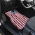 Fishing Fish Hook American Flag Car Mats Custom Name Graphic in Patriotic Striped Theme - Wonder Print Shop