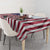 Fishing Fish Hook American Flag Tablecloth Custom Name Graphic in Patriotic Striped Theme - Wonder Print Shop