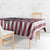 Fishing Fish Hook American Flag Tablecloth Custom Name Graphic in Patriotic Striped Theme - Wonder Print Shop
