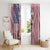 Fishing Fish Hook American Flag Window Curtain Custom Name Graphic in Patriotic Striped Theme - Wonder Print Shop