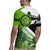 Green and Black Largemouth Bass Fishing Rugby Jersey Custom Name Design and Angler Silhouette Illustration - Wonder Print Shop