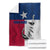 Texas Flag Fishing Blanket Hook and Fish Illustration and Custom Name Detail - Wonder Print Shop