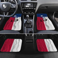 Texas Flag Fishing Car Mats Hook and Fish Illustration and Custom Name Detail - Wonder Print Shop