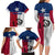 Texas Flag Fishing Family Matching Long Sleeve Bodycon Dress and Hawaiian Shirt Hook and Fish Illustration and Custom Name Detail - Wonder Print Shop