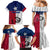 Texas Flag Fishing Family Matching Mermaid Dress and Hawaiian Shirt Hook and Fish Illustration and Custom Name Detail - Wonder Print Shop