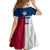 Texas Flag Fishing Family Matching Off Shoulder Maxi Dress and Hawaiian Shirt Hook and Fish Illustration and Custom Name Detail - Wonder Print Shop