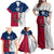 Texas Flag Fishing Family Matching Off Shoulder Maxi Dress and Hawaiian Shirt Hook and Fish Illustration and Custom Name Detail - Wonder Print Shop