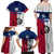 Texas Flag Fishing Family Matching Off Shoulder Maxi Dress and Hawaiian Shirt Hook and Fish Illustration and Custom Name Detail - Wonder Print Shop
