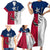Texas Flag Fishing Family Matching Short Sleeve Bodycon Dress and Hawaiian Shirt Hook and Fish Illustration and Custom Name Detail - Wonder Print Shop