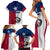 Texas Flag Fishing Family Matching Short Sleeve Bodycon Dress and Hawaiian Shirt Hook and Fish Illustration and Custom Name Detail - Wonder Print Shop