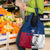 Texas Flag Fishing Grocery Bag Hook and Fish Illustration and Custom Name Detail - Wonder Print Shop