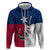 Texas Flag Fishing Hoodie Hook and Fish Illustration and Custom Name Detail - Wonder Print Shop