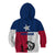 Texas Flag Fishing Kid Hoodie Hook and Fish Illustration and Custom Name Detail - Wonder Print Shop