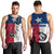 Texas Flag Fishing Men Tank Top Hook and Fish Illustration and Custom Name Detail - Wonder Print Shop