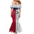 Texas Flag Fishing Mermaid Dress Hook and Fish Illustration and Custom Name Detail - Wonder Print Shop