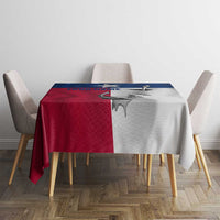 Texas Flag Fishing Tablecloth Hook and Fish Illustration and Custom Name Detail - Wonder Print Shop