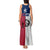 Texas Flag Fishing Tank Maxi Dress Hook and Fish Illustration and Custom Name Detail - Wonder Print Shop