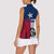 Texas Flag Fishing Women Sleeveless Polo Shirt Hook and Fish Illustration and Custom Name Detail - Wonder Print Shop