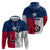 Texas Flag Fishing Zip Hoodie Hook and Fish Illustration and Custom Name Detail - Wonder Print Shop