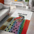 Multicolor Fish Pattern Design Area Rug Fishing Scaled Texture and Custom Name Print - Wonder Print Shop