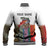 Multicolor Fish Pattern Design Baseball Jacket Fishing Scaled Texture and Custom Name Print - Wonder Print Shop