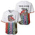 Multicolor Fish Pattern Design Baseball Jersey Fishing Scaled Texture and Custom Name Print - Wonder Print Shop