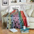 Multicolor Fish Pattern Design Blanket Fishing Scaled Texture and Custom Name Print - Wonder Print Shop