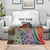 Multicolor Fish Pattern Design Blanket Fishing Scaled Texture and Custom Name Print - Wonder Print Shop