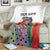 Multicolor Fish Pattern Design Blanket Fishing Scaled Texture and Custom Name Print - Wonder Print Shop