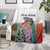 Multicolor Fish Pattern Design Blanket Fishing Scaled Texture and Custom Name Print - Wonder Print Shop