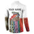 Multicolor Fish Pattern Design Button Sweatshirt Fishing Scaled Texture and Custom Name Print - Wonder Print Shop