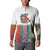 Multicolor Fish Pattern Design Button Sweatshirt Fishing Scaled Texture and Custom Name Print - Wonder Print Shop