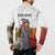 Multicolor Fish Pattern Design Button Sweatshirt Fishing Scaled Texture and Custom Name Print - Wonder Print Shop