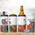Multicolor Fish Pattern Design 4 in 1 Can Cooler Tumbler Fishing Scaled Texture and Custom Name Print - Wonder Print Shop