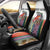 Multicolor Fish Pattern Design Car Seat Cover Fishing Scaled Texture and Custom Name Print - Wonder Print Shop