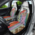 Multicolor Fish Pattern Design Car Seat Cover Fishing Scaled Texture and Custom Name Print - Wonder Print Shop