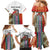 Multicolor Fish Pattern Design Family Matching Mermaid Dress and Hawaiian Shirt Fishing Scaled Texture and Custom Name Print - Wonder Print Shop