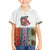 Multicolor Fish Pattern Design Family Matching Puletasi and Hawaiian Shirt Fishing Scaled Texture and Custom Name Print - Wonder Print Shop