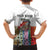 Multicolor Fish Pattern Design Family Matching Short Sleeve Bodycon Dress and Hawaiian Shirt Fishing Scaled Texture and Custom Name Print - Wonder Print Shop