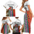 Multicolor Fish Pattern Design Family Matching Short Sleeve Bodycon Dress and Hawaiian Shirt Fishing Scaled Texture and Custom Name Print - Wonder Print Shop