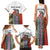 Multicolor Fish Pattern Design Family Matching Tank Maxi Dress and Hawaiian Shirt Fishing Scaled Texture and Custom Name Print - Wonder Print Shop